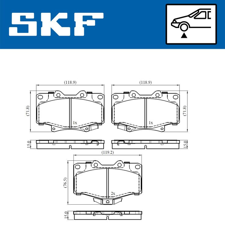 BRAKE - BRAKE PAD PV|25-04