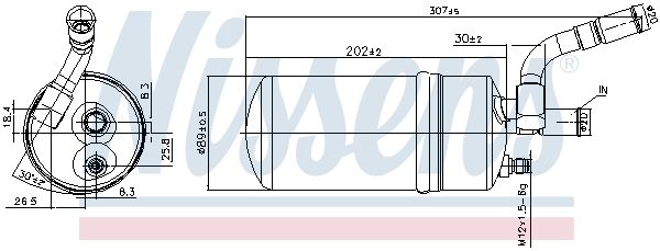 NISSENS alkatrész|Távoli klt. esetén 1-2 m.napos szállítás 2025.5.1