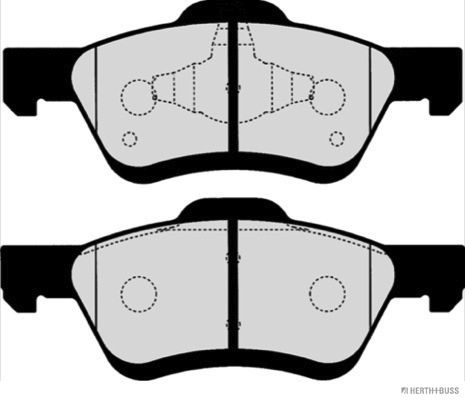 Brake Pad Set, disc brake Vorderachse|WVA:24439|2-5 munkanapos szállítás 13:30-ig rendelve 2025.2