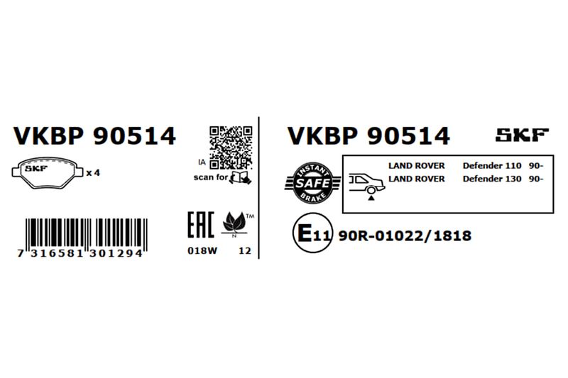 BRAKE - BRAKE PAD PV|25-08