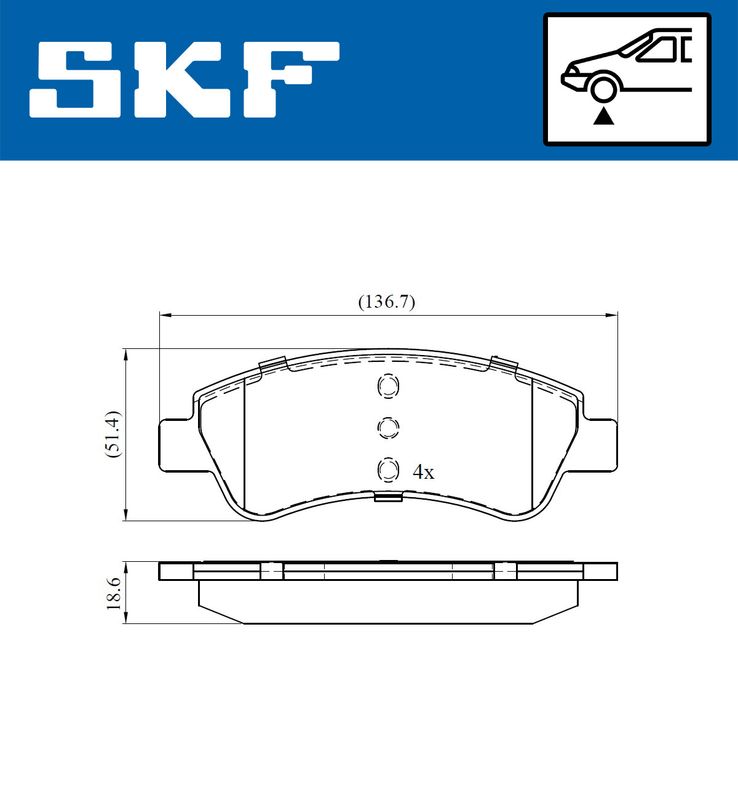 BRAKE - BRAKE PAD PV|25-04