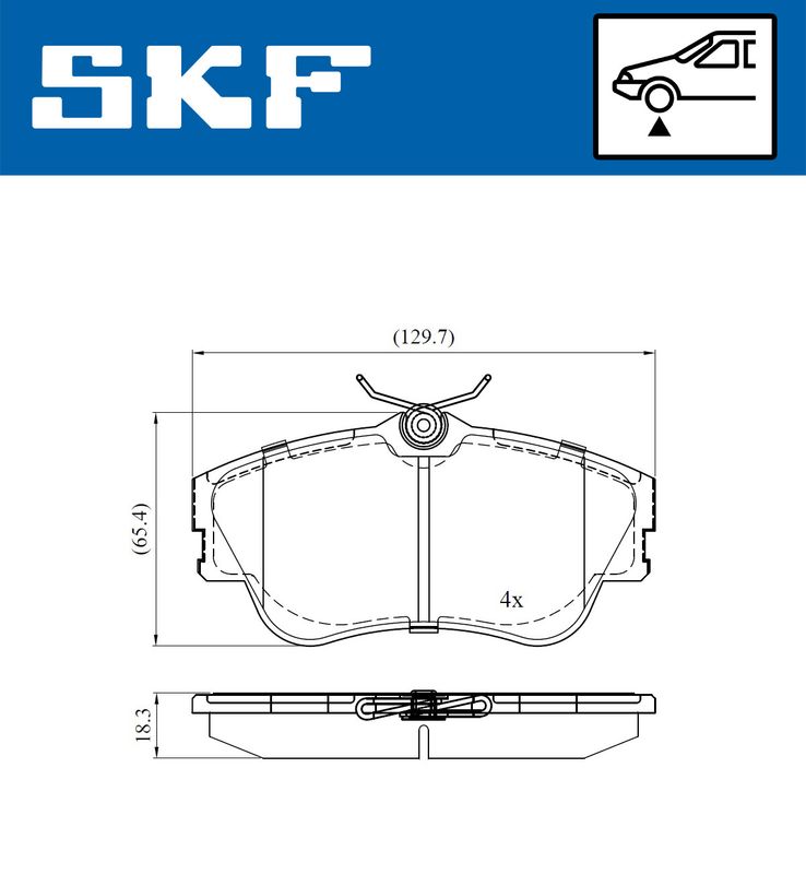BRAKE - BRAKE PAD PV|25-04