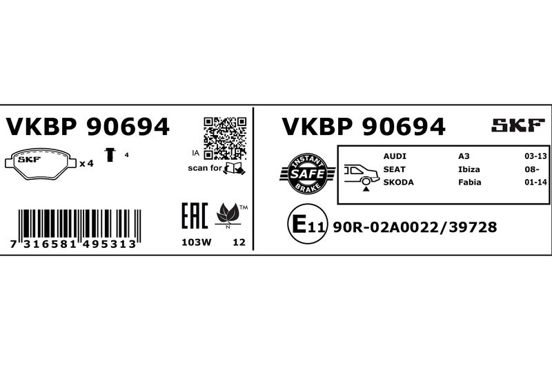 BRAKE - BRAKE PAD PV|25-04