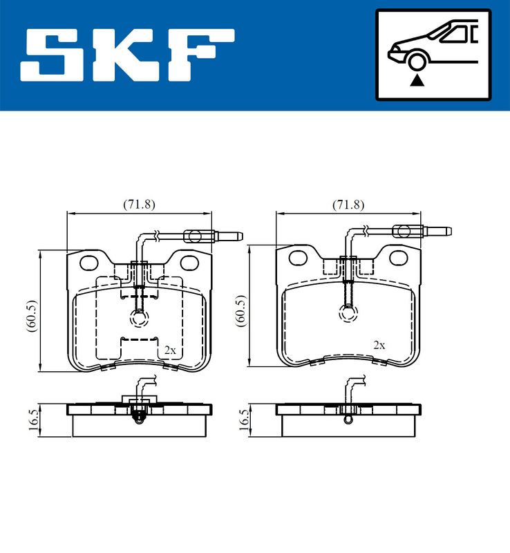BRAKE - BRAKE PAD PV|25-04