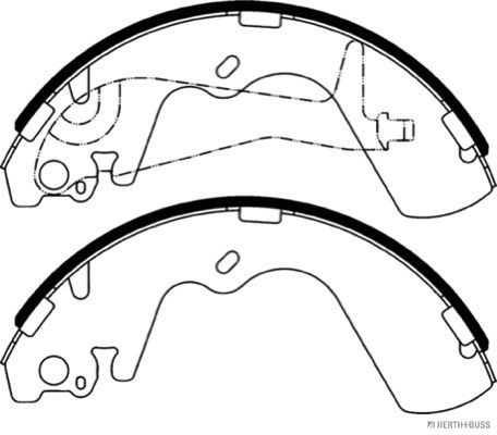 Brake Shoe Set 53|O-270mm|2-5 munkanapos szállítás 13:30-ig rendelve 2025.2