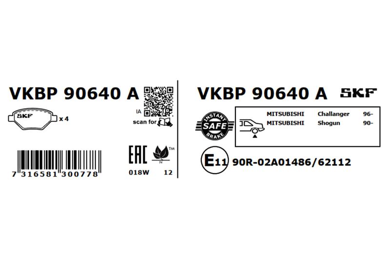BRAKE - BRAKE PAD PV|25-04