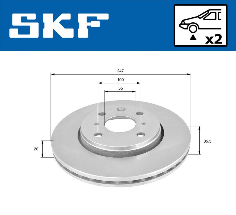 BRAKE - BRAKE DISK PV|25-08