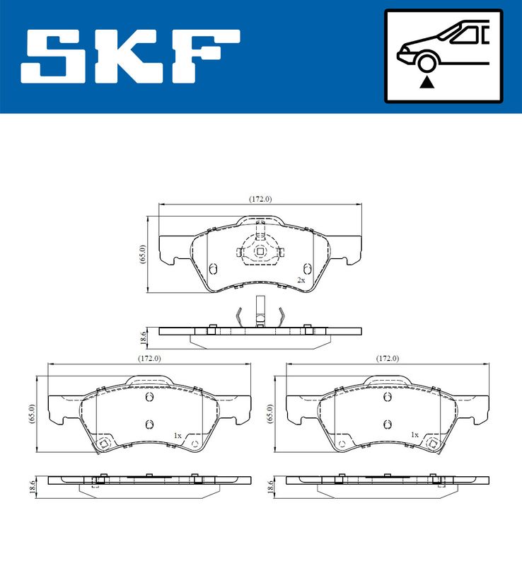 BRAKE - BRAKE PAD PV|25-04