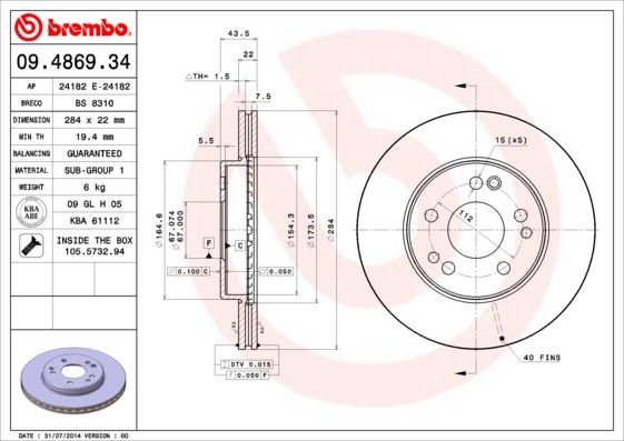 BREMBO alkatrész|Távoli klt. esetén 1-2 m.napos szállítás 2025.4.30