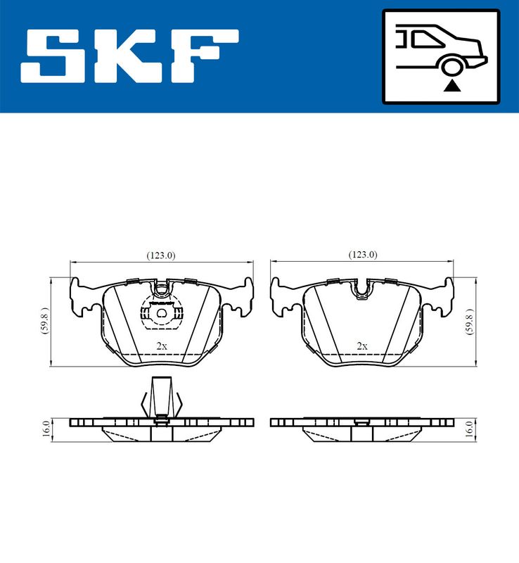 BRAKE PADS KIT|25-04