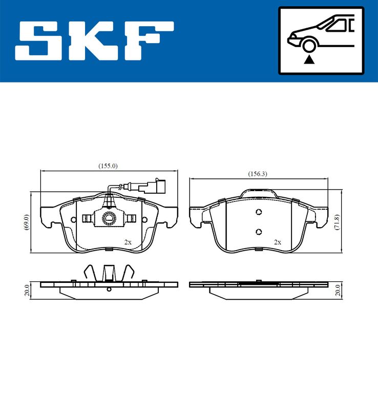 BRAKE - BRAKE PAD PV|25-04