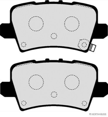 Brake Pad Set, disc brake Hinterachse|WVA:24086|mit akus|2-5 munkanapos szállítás 13:30-ig rendelve 2025.2