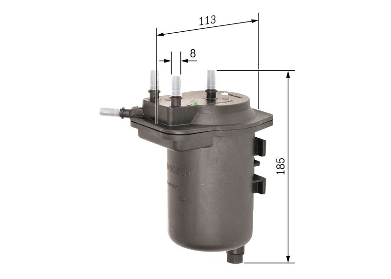 KRAFTSTOFFFILTER FUER|1 munkanapos beszerzés 2025.4