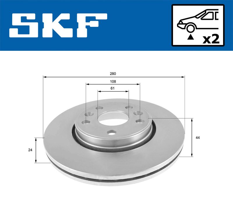 BRAKE - BRAKE DISK PV|25-08