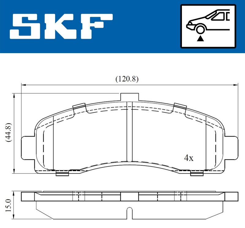 BRAKE - BRAKE PAD PV|25-08
