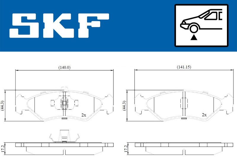 BRAKE - BRAKE PAD PV|25-08