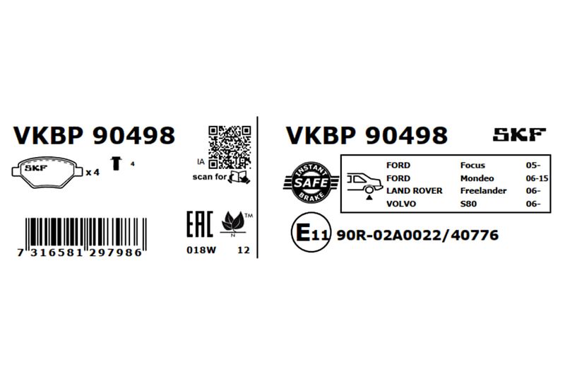 BRAKE PADS KIT|25-04