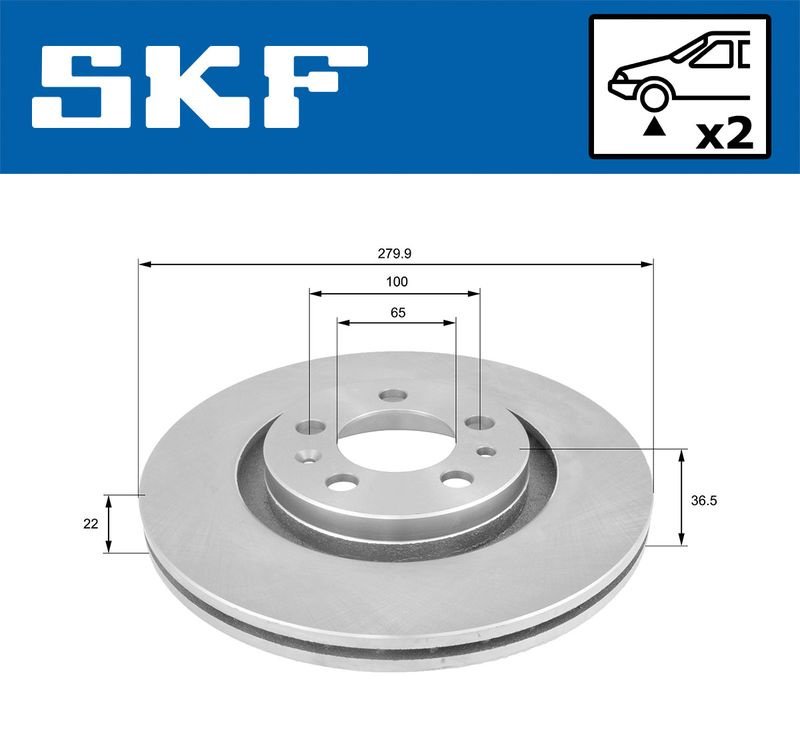 BRAKE - BRAKE DISK PV|25-08