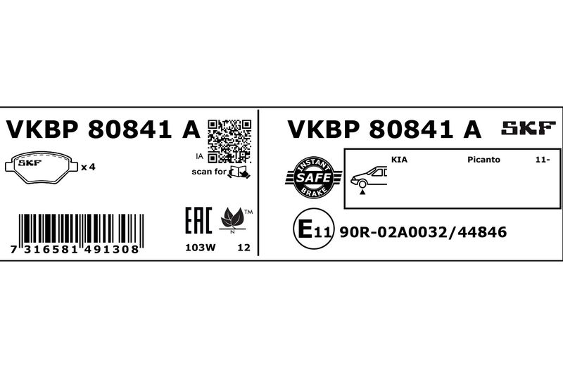 BRAKE - BRAKE PAD PV|25-04
