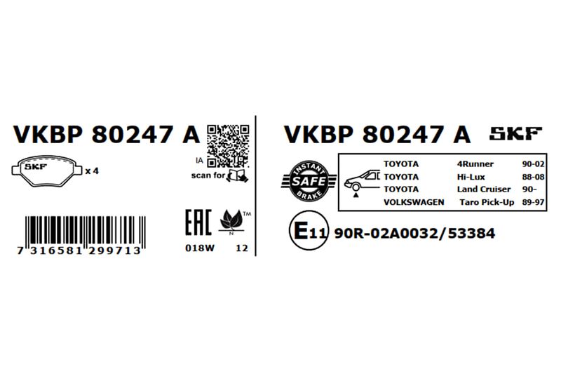 BRAKE - BRAKE PAD PV|25-04