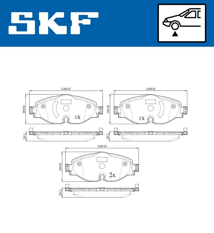 BRAKE - BRAKE PAD PV|25-04