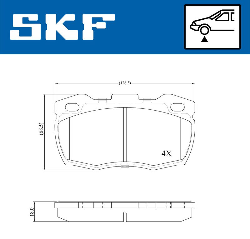 BRAKE - BRAKE PAD PV|25-04