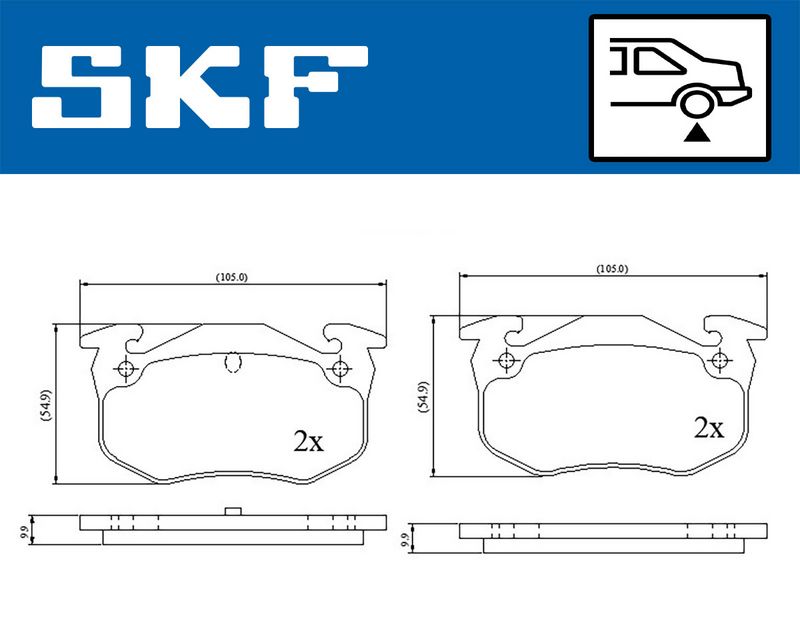 BRAKE PADS KIT|25-04