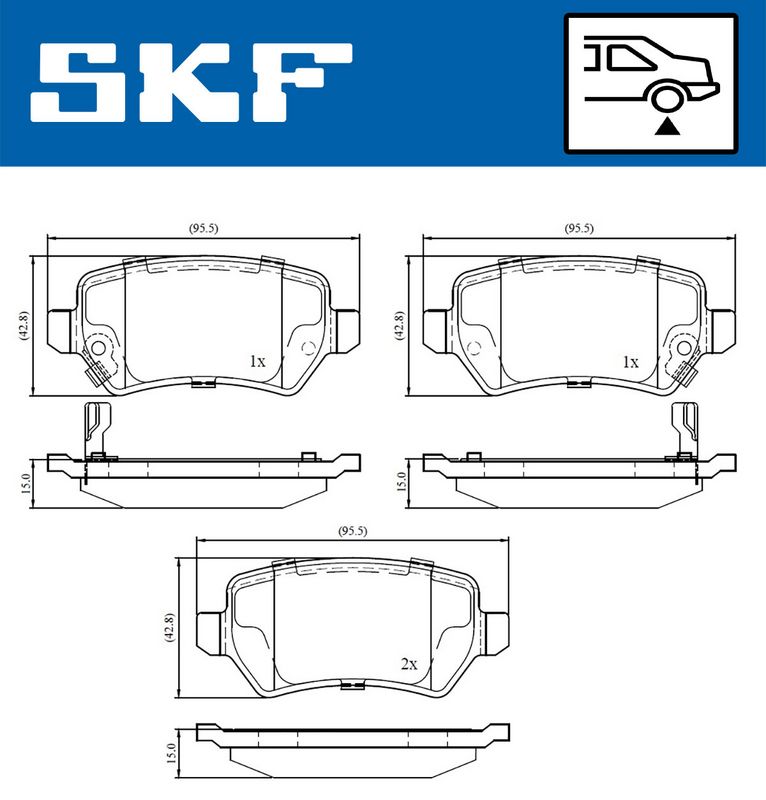 BRAKE PADS KIT|25-04