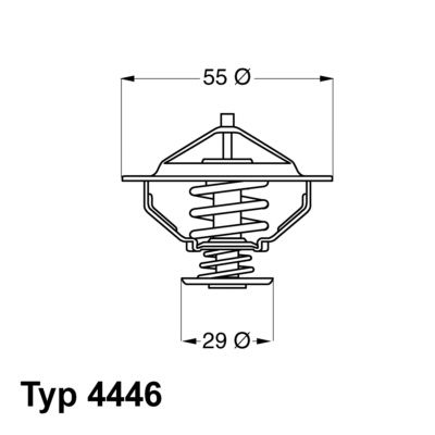 THERMOSTAT FUER TOYOTA|1 munkanapos beszerzés 2025.4