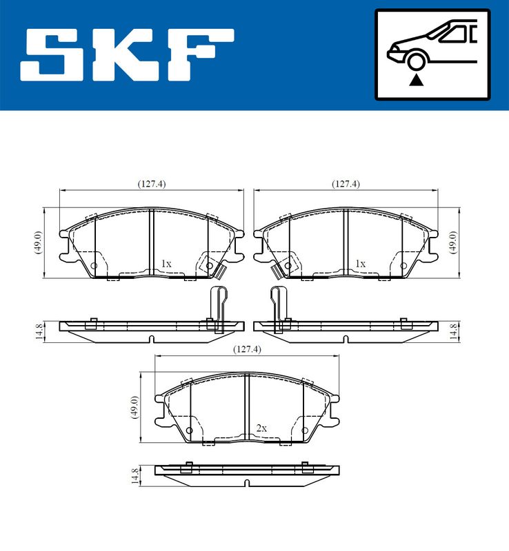 BRAKE - BRAKE PAD PV|25-04