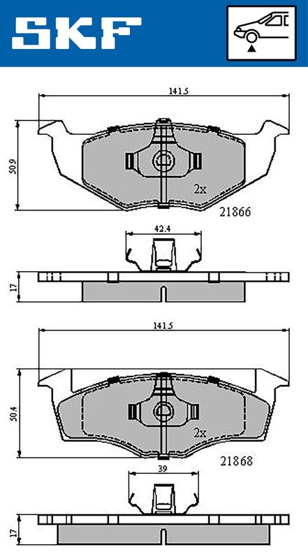 BRAKE - BRAKE PAD PV|25-04
