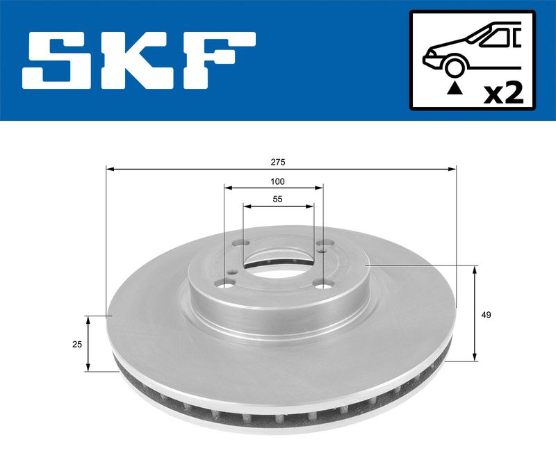 BRAKE - BRAKE DISK PV|25-08