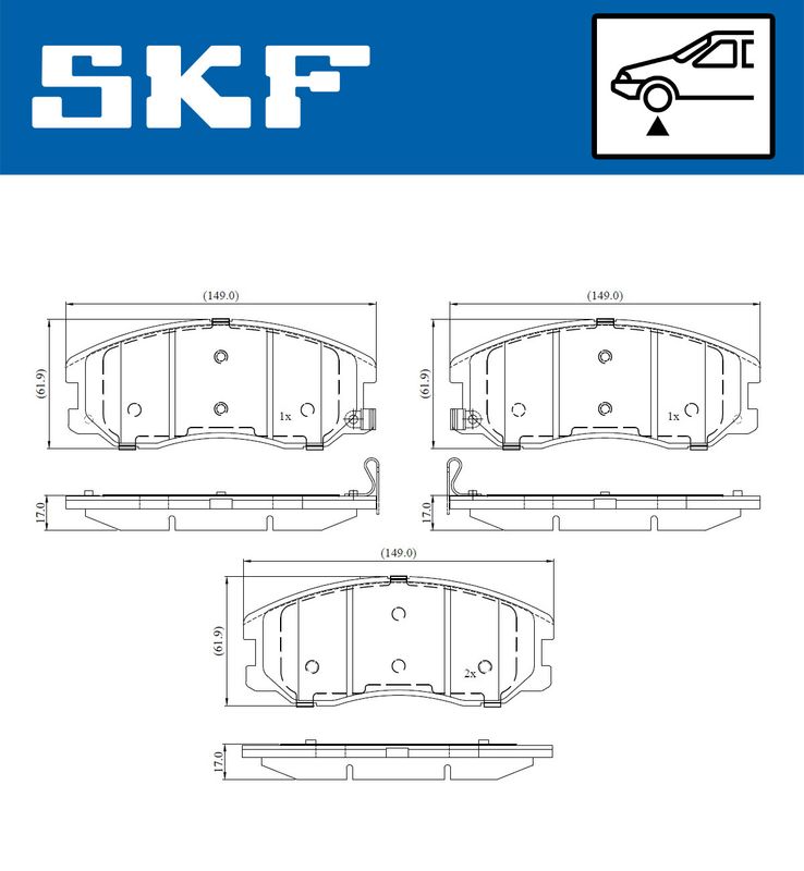 BRAKE - BRAKE PAD PV|25-04