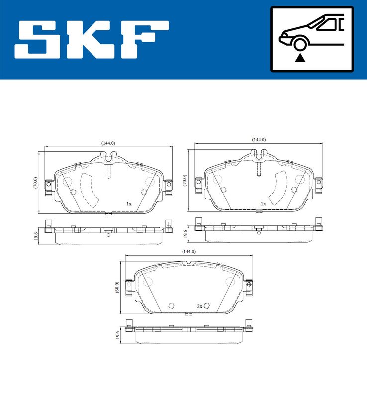 BRAKE - BRAKE PAD PV|25-08