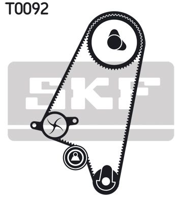 VKMC, TIMING BELT W WATER PUMP KIT PV|25-04