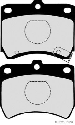 Brake Pad Set, disc brake Vorderachse|WVA:21355|2-5 munkanapos szállítás 13:30-ig rendelve 2024.4
