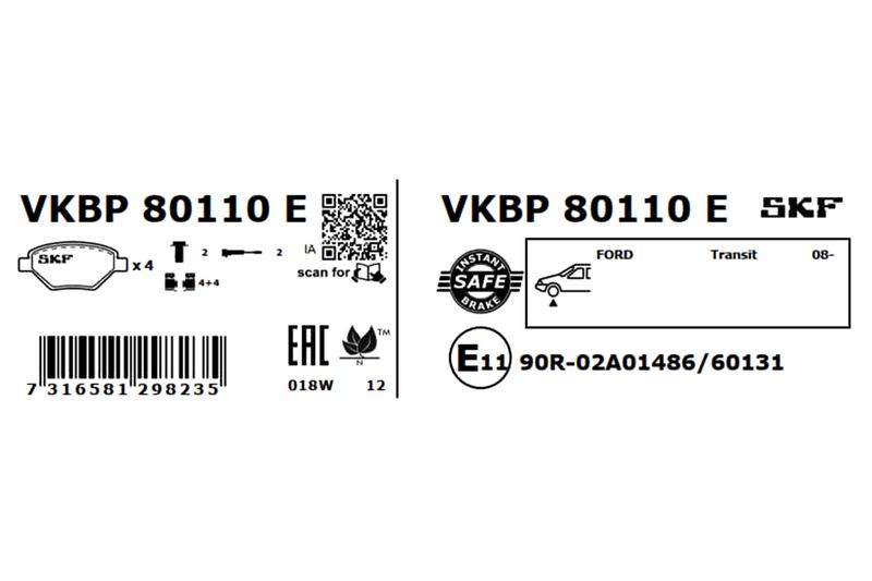 BRAKE - BRAKE PAD PV|25-08