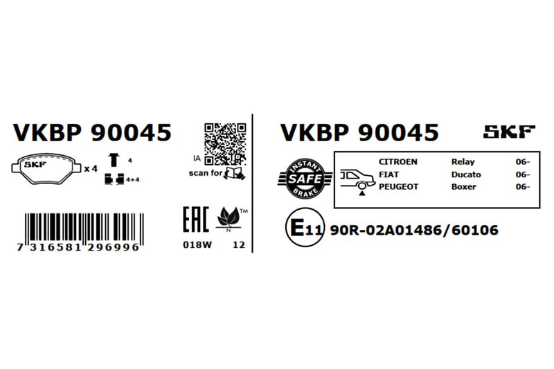 BRAKE - BRAKE PAD PV|25-04