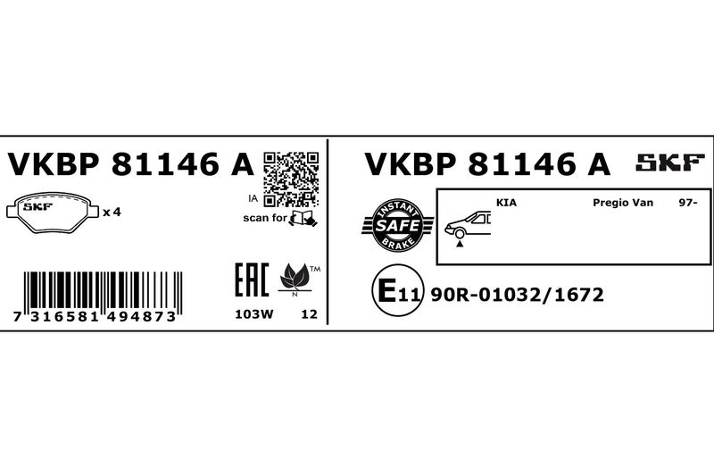 BRAKE - BRAKE PAD PV|25-04