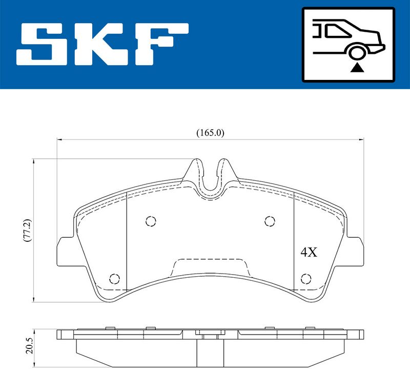 BRAKE - BRAKE PAD PV|25-04