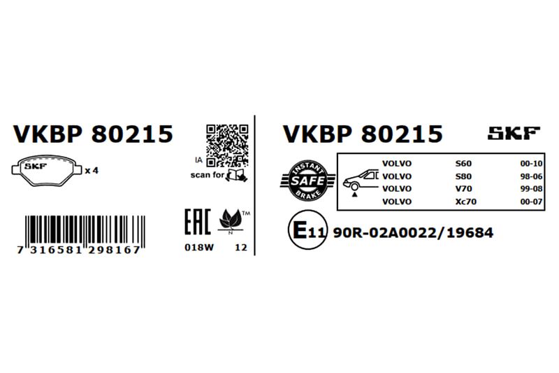 BRAKE PADS KIT|25-04
