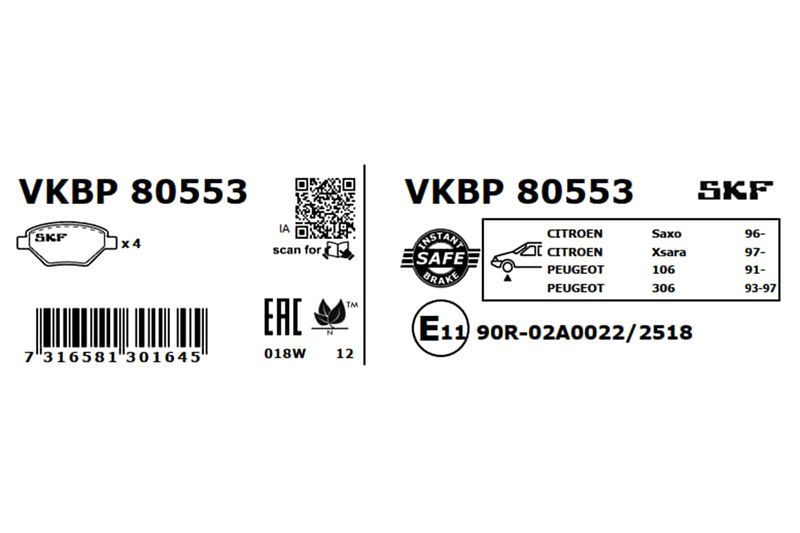 BRAKE - BRAKE PAD PV|25-08