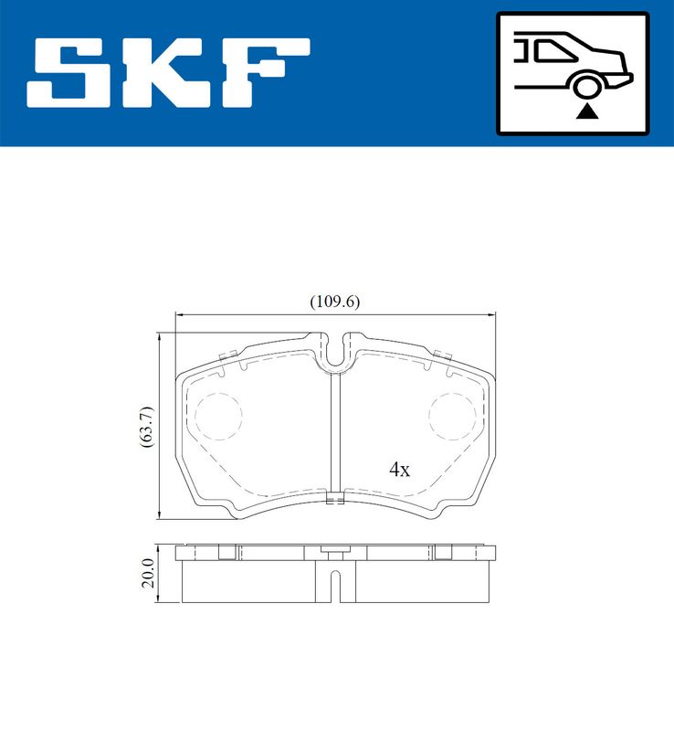 BRAKE - BRAKE PAD PV|25-04