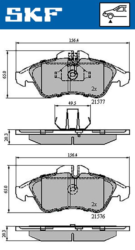 BRAKE - BRAKE PAD PV|25-04
