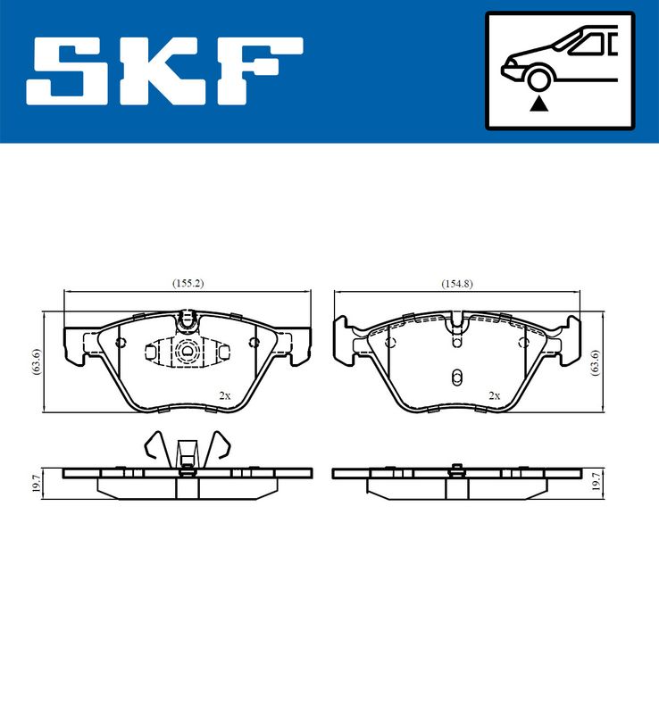 BRAKE - BRAKE PAD PV|25-08
