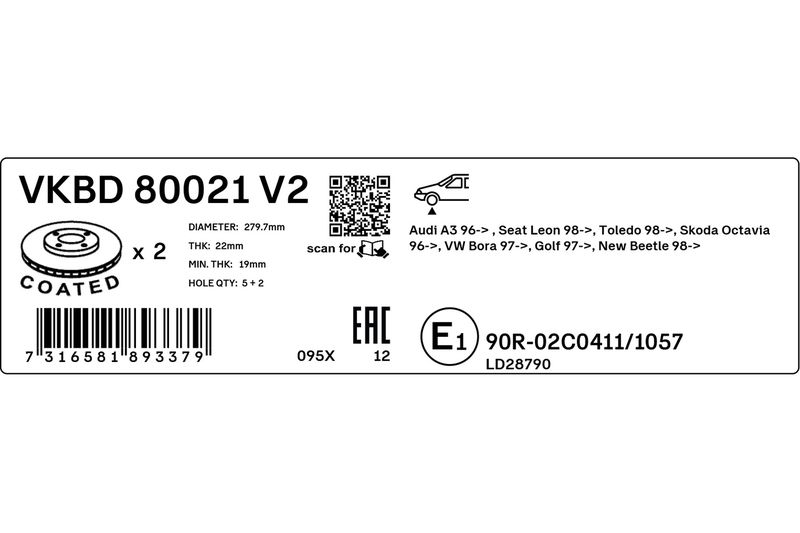 BRAKE - BRAKE DISK PV|25-04