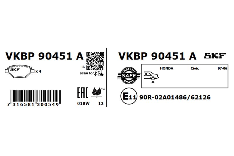 BRAKE - BRAKE PAD PV|25-04