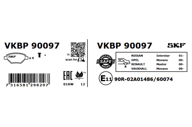 BRAKE PADS KIT|25-04