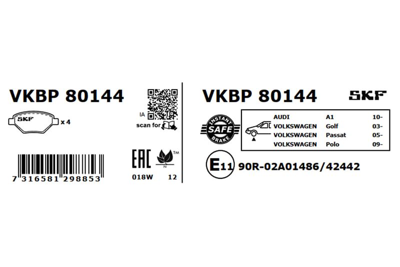 BRAKE - BRAKE PAD PV|25-04