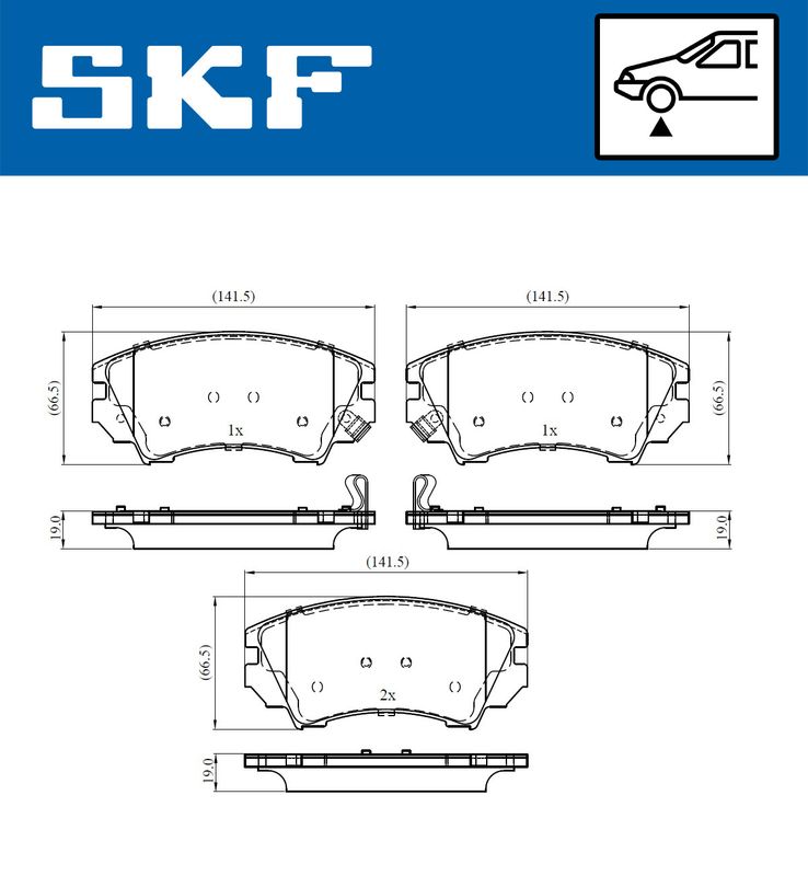 BRAKE - BRAKE PAD PV|25-08